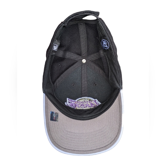 Los Angeles Lakers Basketball Vintage Embroidered Adjustable 47 Brand Hat Cap - Picture 11 of 15